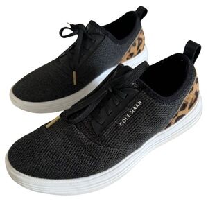 Cole Haan Grand Sport Women's Sneakers with Leopard Print Heel Size 8M